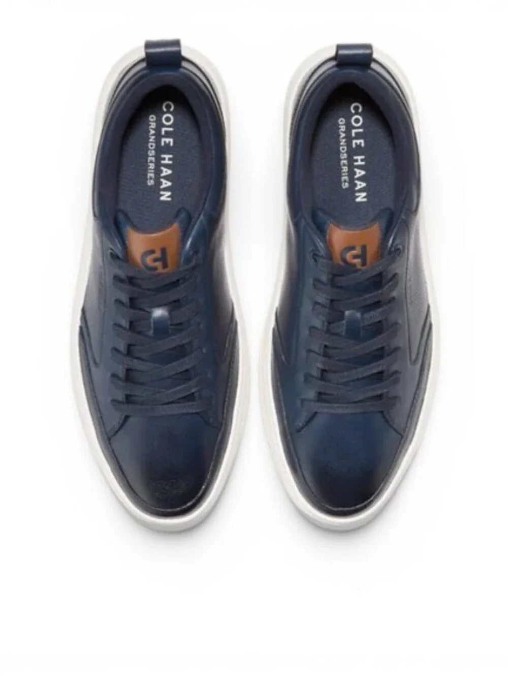 NIB Men's Grand Crosscourt Duopremier Sneakers Navy Blazer/British Tan 10M